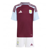 Maglie da calcio Aston Villa Prima Maglia Bambino 2024-25 Manica Corta (+ Pantaloni corti)